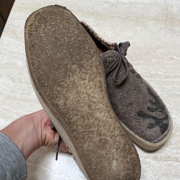 Salehe bembury x clarks wallabee lugger cupsole lichen suede 11.5 - lightly worn - Picture 4 of 6